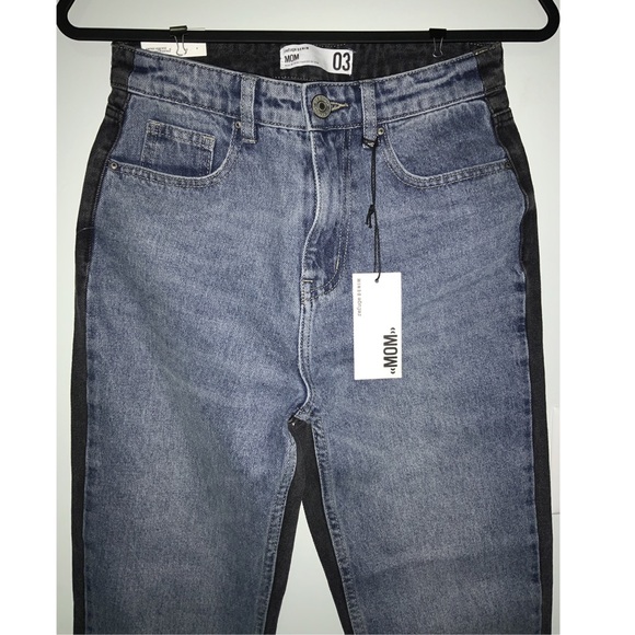 Two-Toned Mom Jeans - Picture 7 of 9